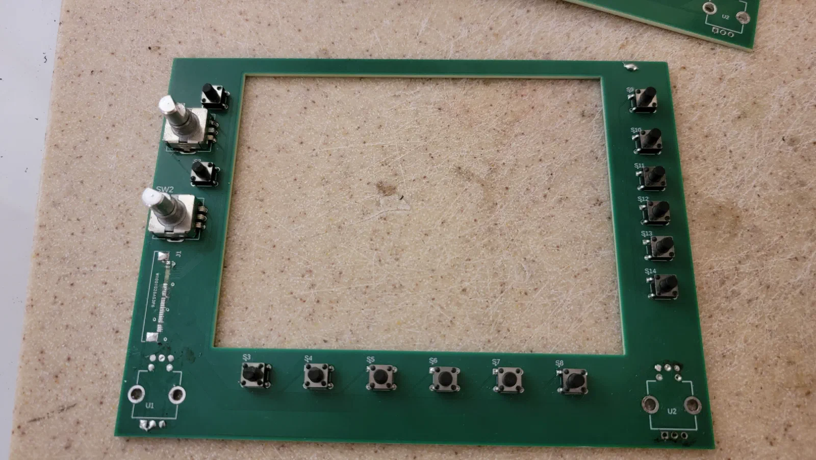 GNS 530 breadboard prototype